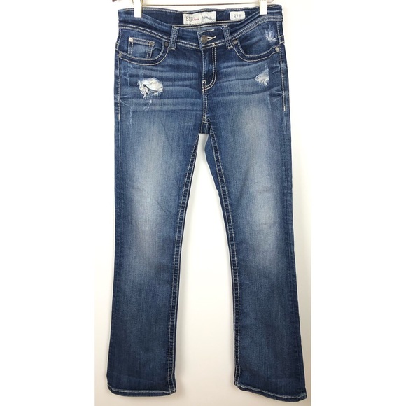 BKE Payton Bootcut Distressed Jeans 27